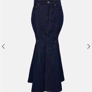 Jean Paul Gaultier Dark Blue Flare Denim Skirt